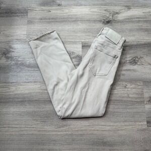 Women’s Straight Leg Jeans — Light Gray